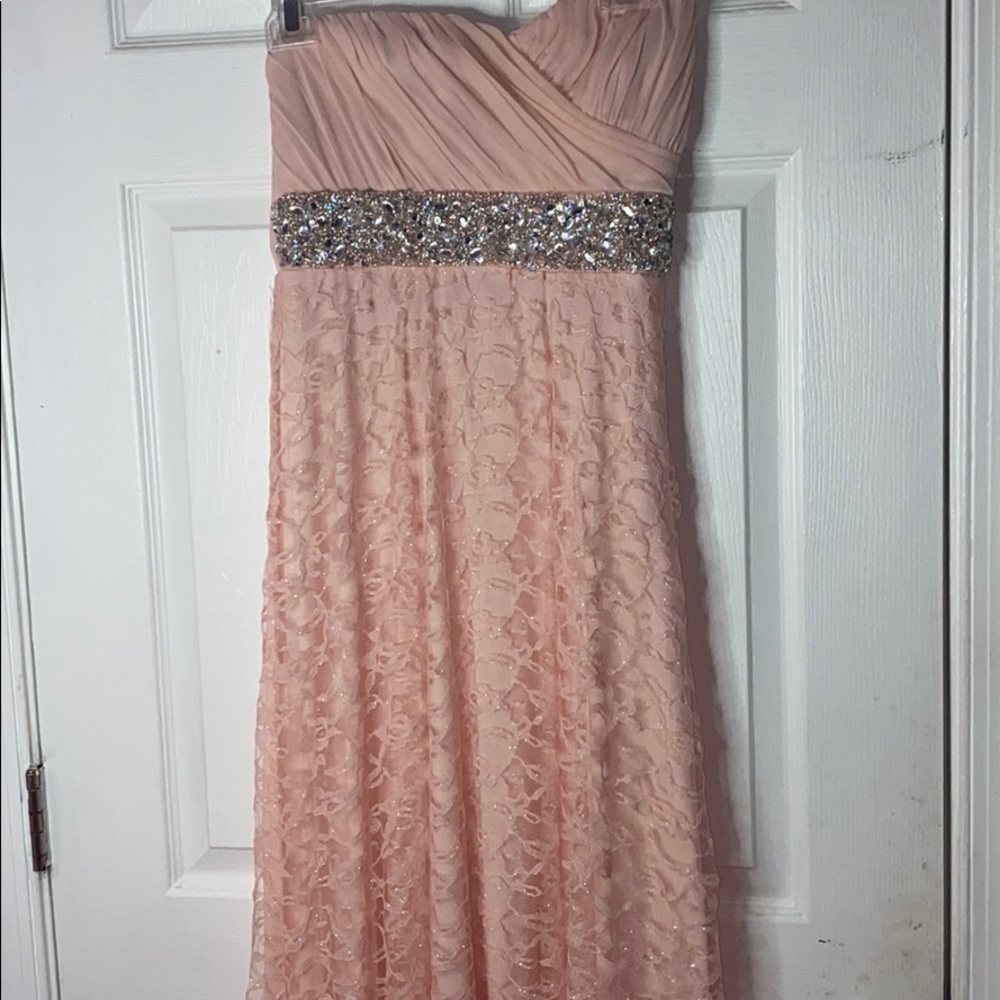 Pink prom dress